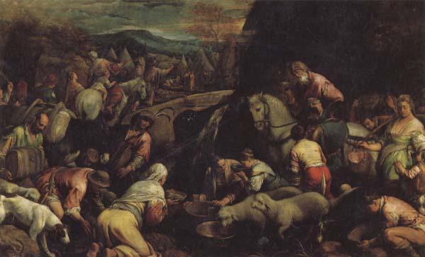 Jacopo Bassano The Israelites Drinkintg the Miraculous Water France oil painting art